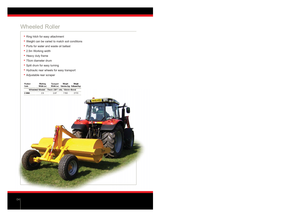 Çayır ve tarla makaraları Twose S-WH 8