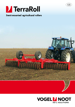 Çayır ve tarla makaraları Vogel & Noot TerraRoll 850