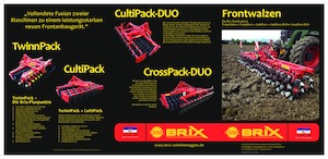 Meadow and field rollers Brix Twinn 600 FH