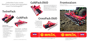 Meadow and field rollers Brix Twinn 400 FH