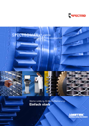 Metal Analyzers Spectro SPECTROMAXx