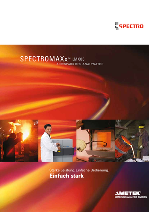 Metal Analyzers Spectro SPECTROMAXx