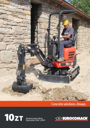 Mini Excavators Eurocomach 10 ZT