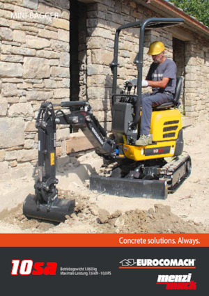 Mini Excavators Eurocomach 10sa