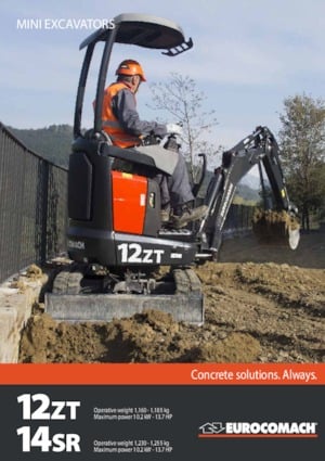 Mini Excavators Eurocomach 12 ZT
