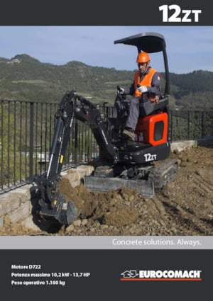 Mini Excavators Eurocomach 12 ZT