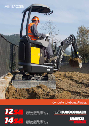 Mini Excavators Eurocomach 12sa