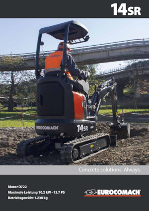 Mini Excavators Eurocomach 14 SR
