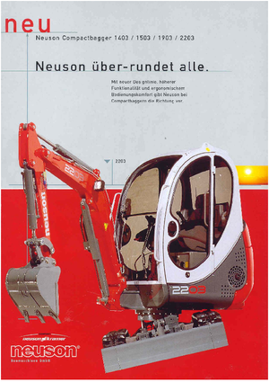 Mini Excavators Neuson 1403