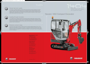 Mini Excavators Neuson 1404