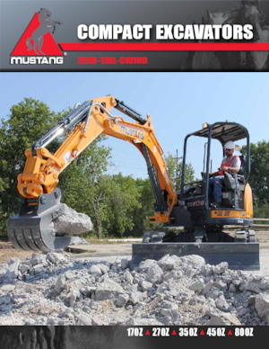 Mini Excavators Mustang 350Z