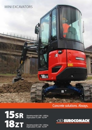 Mini Excavators Eurocomach 18 ZT