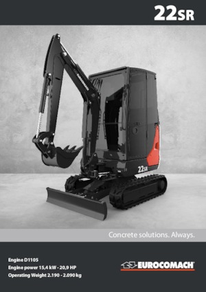 Mini Excavators Eurocomach 22 SR