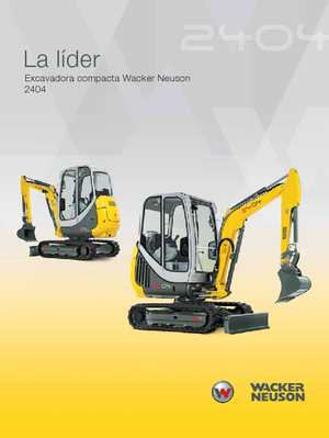 Mini Excavators Wacker Neuson 2404
