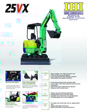 Mini Excavators IHI 25VX