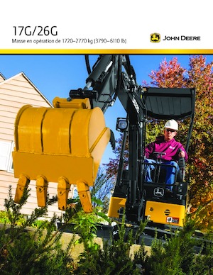 Mini Excavators John Deere Construction 26G