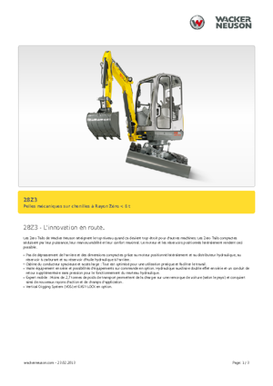 Mini Excavators Neuson 28 Z 3