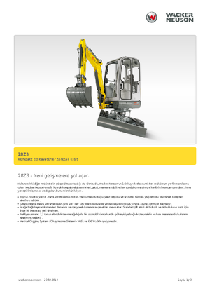 Mini Excavators Neuson 28 Z 3