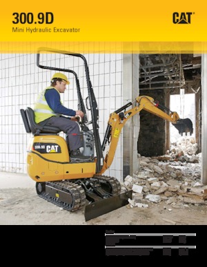 Mini Excavators Caterpillar 300.9D