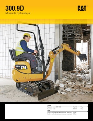 Mini Excavators Caterpillar 300.9D