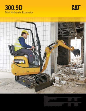Mini Excavators Caterpillar 300.9D
