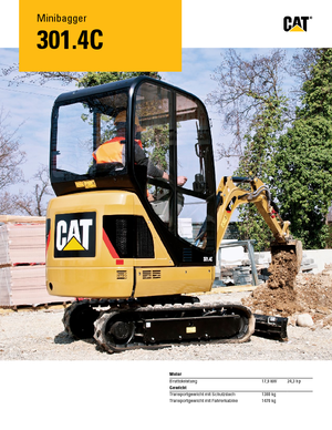 Mini Excavators Caterpillar 301.4C