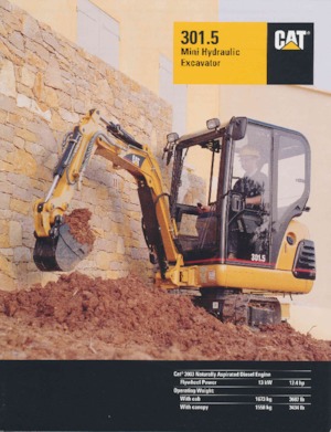 Mini Excavators Caterpillar 301.5