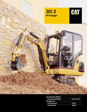 Mini Excavators Caterpillar 301.5