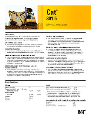 Mini Excavators Caterpillar 301.5