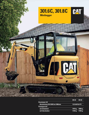 Mini Excavators Caterpillar 301.8C