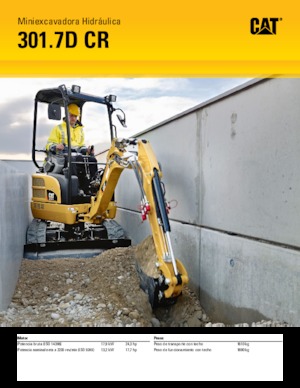 Mini Excavators Caterpillar 301.7D CR