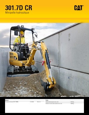 Mini Excavators Caterpillar 301.7D CR