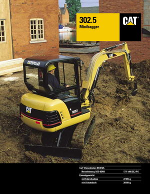 Mini Excavators Caterpillar 302.5
