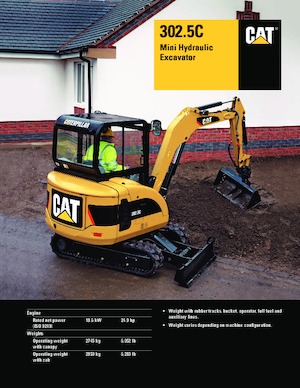 Mini Excavators Caterpillar 302.5C