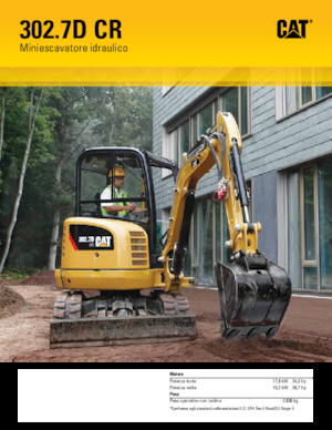 Mini Excavators Caterpillar 302.7D CR
