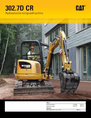 Mini Excavators Caterpillar 302.7D CR