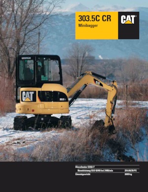 Mini Excavators Caterpillar 303.5C CR