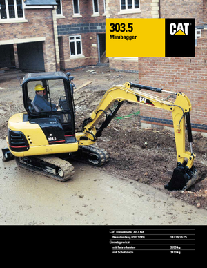 Mini Excavators Caterpillar 303.5