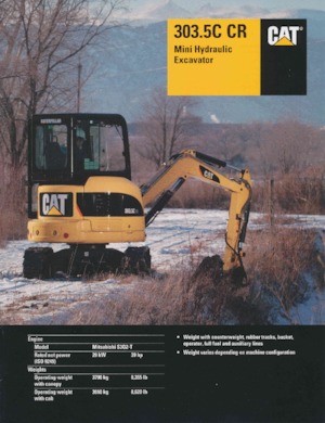 Mini Excavators Caterpillar 303.5C