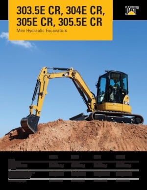 Mini Excavators Caterpillar 303.5E CR