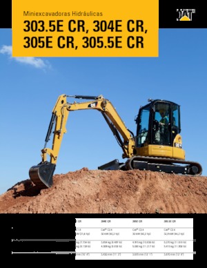 Mini Excavators Caterpillar 303.5E CR