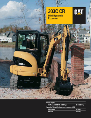 Mini Excavators Caterpillar 303C CR