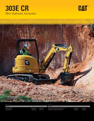 Mini Excavators Caterpillar 303E CR