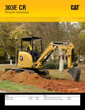 Mini Excavators Caterpillar 303E CR