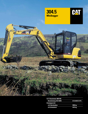Mini Excavators Caterpillar 304.5