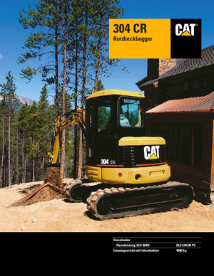 Mini Excavators Caterpillar 304 C R