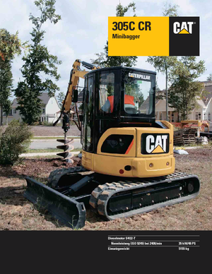 Mini Excavators Caterpillar 305C CR