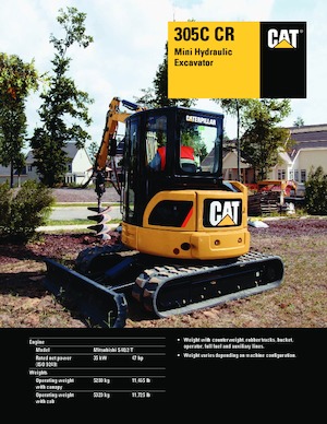 Mini Excavators Caterpillar 305C