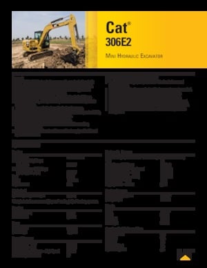 Crawler Excavators Caterpillar 306 E2