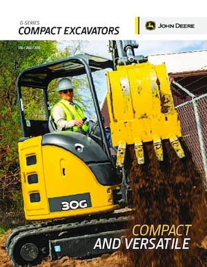 Mini ekskavatörler John Deere Construction 30G